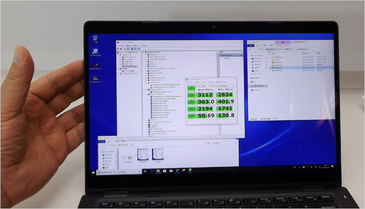 狭額タッチ・ディスプレイ
