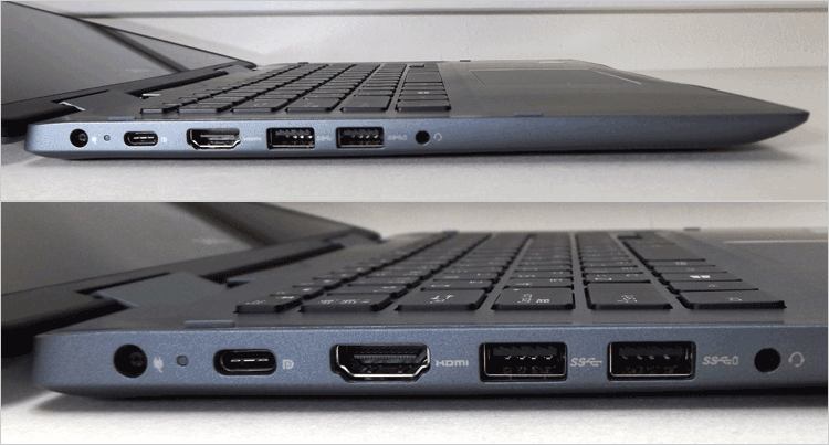 USB Type-C端子（USB3.1-Gen1、Display Port 対応）