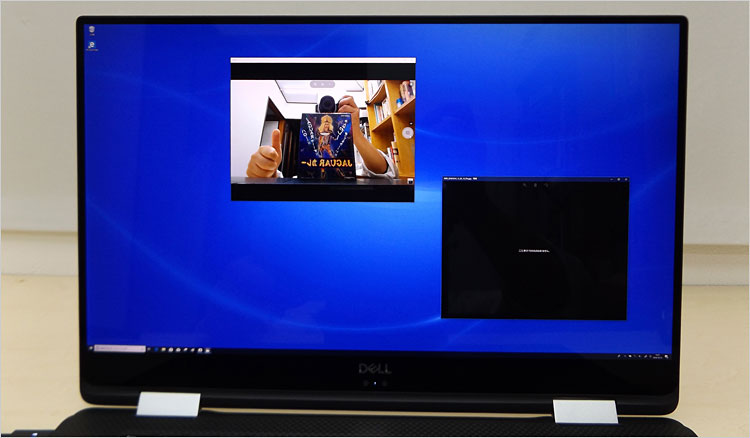 高解像度すぎてWebカメラ映像