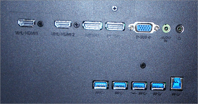 Display Port 端子 × 2、VGA端子