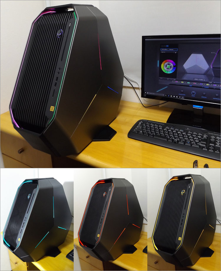 ALIENWARE AREA-51（R4）でLEDイルミネーション