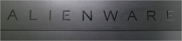 ALIENWAREロゴがLED配色可能なゾーン