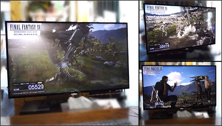 4K（3840 × 2160）FINAL FANTASY XV・ベンチマークテスト