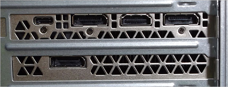 ディスプレイ出力-GeForce RTX 2080 Ti 