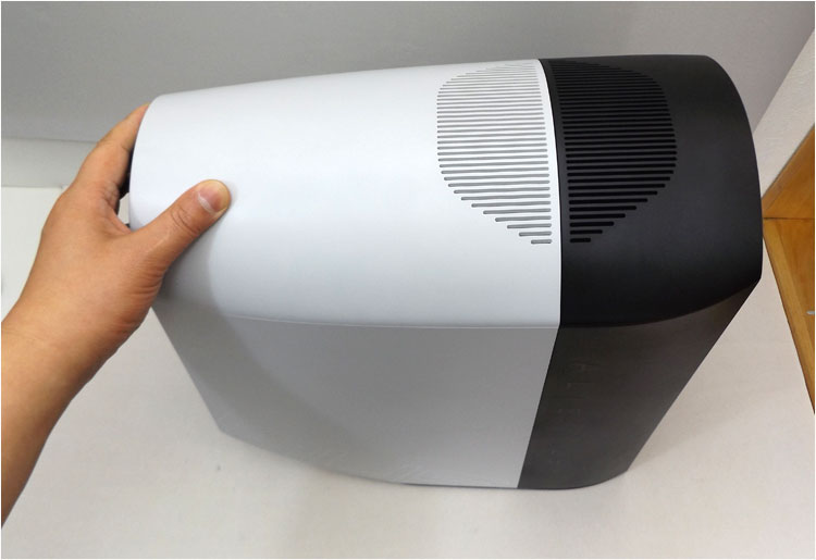 天井排気のスリット