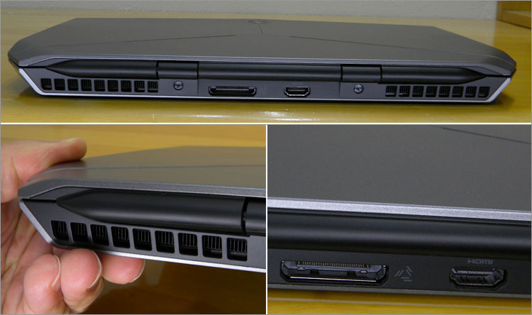 専用端子とHDMI端子