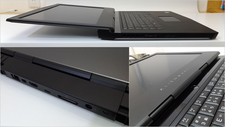 180度近くまでディスプレイ