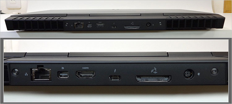 Alienware Graphics Amplifier端子