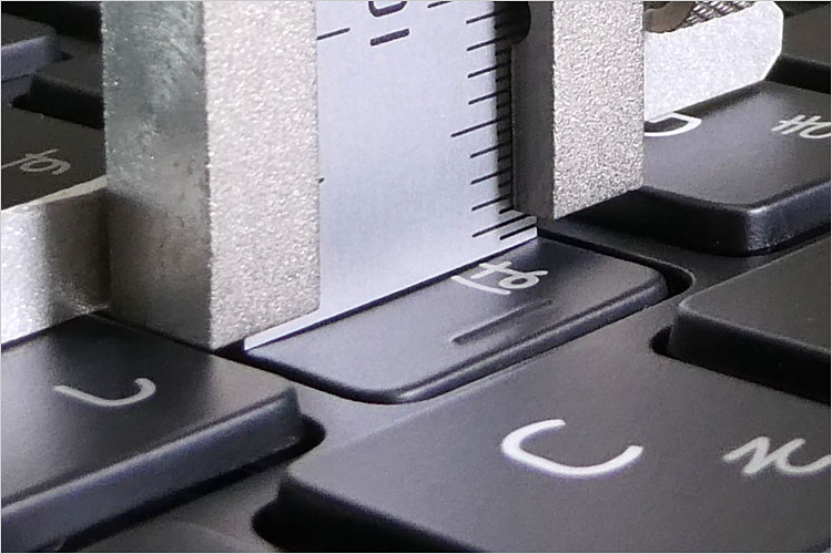 この測量では1.5mm