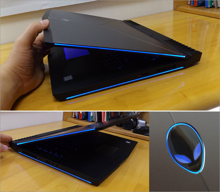 ALIENWARE 15-R3のイルミ