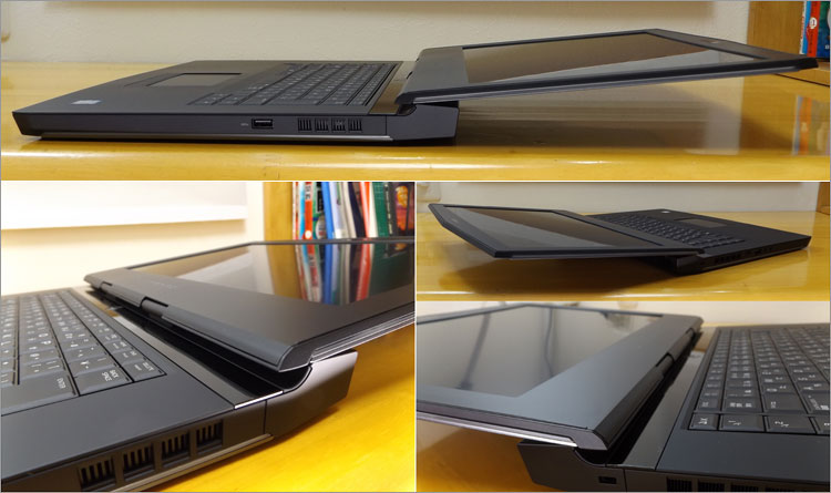 ディスプレイよく開く