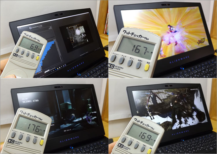 GeForce GTX 1070消費電力