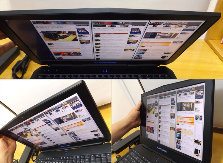 IGZOパネルのALIENWARE 17