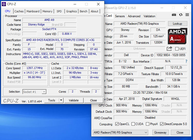 AMD A9-9425 プロセッサー