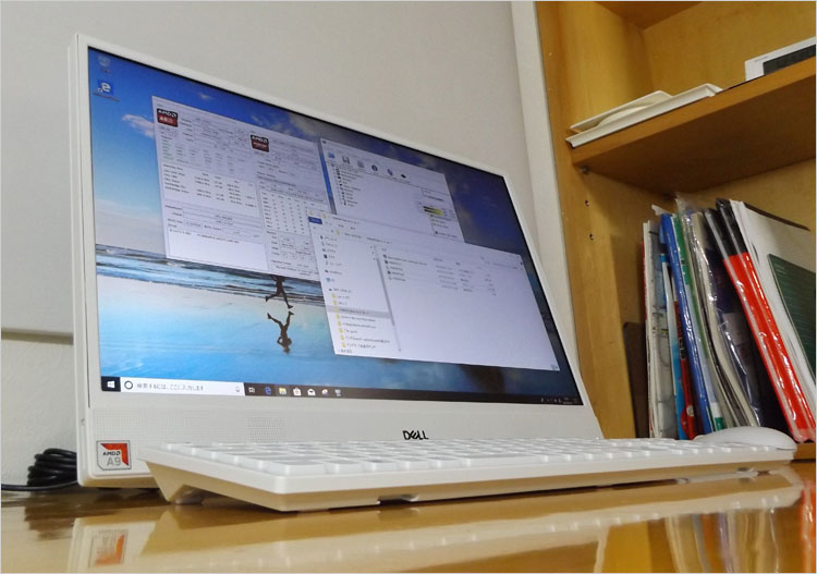 AMD A9-9425搭載！DELL Inspiron 22 3000 フレームレスデスクトップ