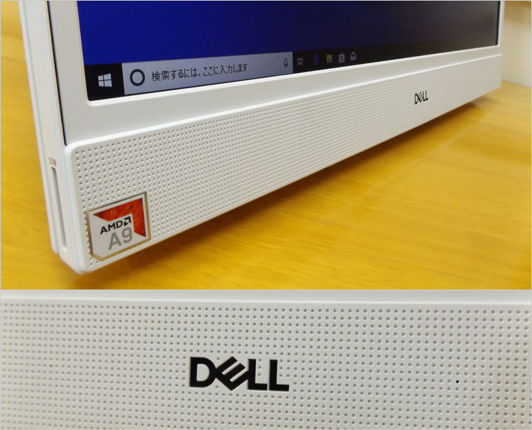 クロム調のDELLロゴ