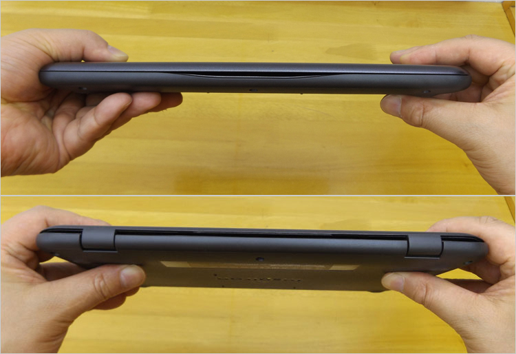 ステータスライトが一切ない