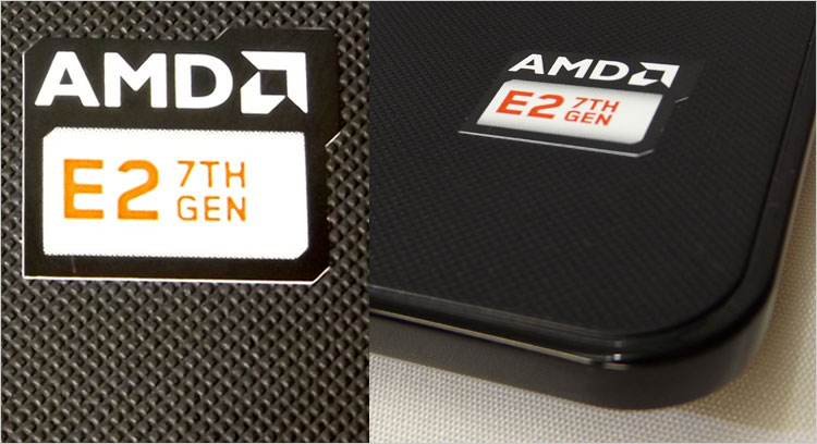 AMDのE2のシール