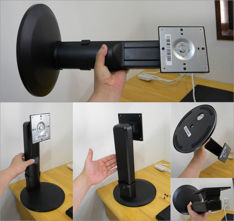 GW2765HTのVESAマウント 100 x100mm