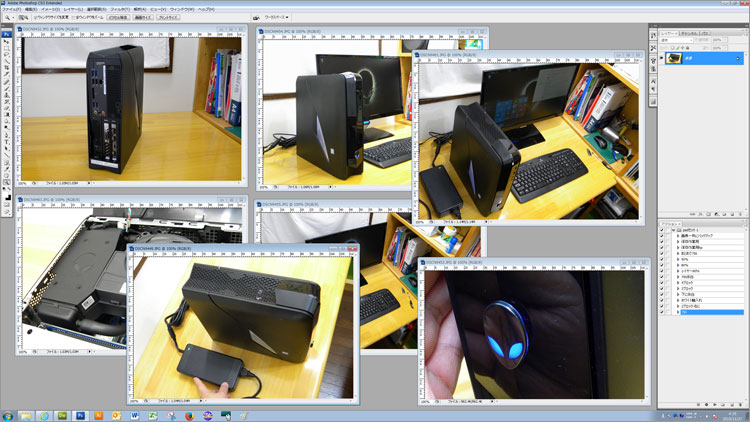 PhotoshopにおけるWQHD解像度
