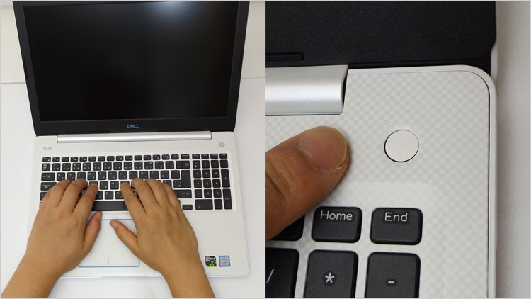 指紋認証リーダーは一応オプション扱い