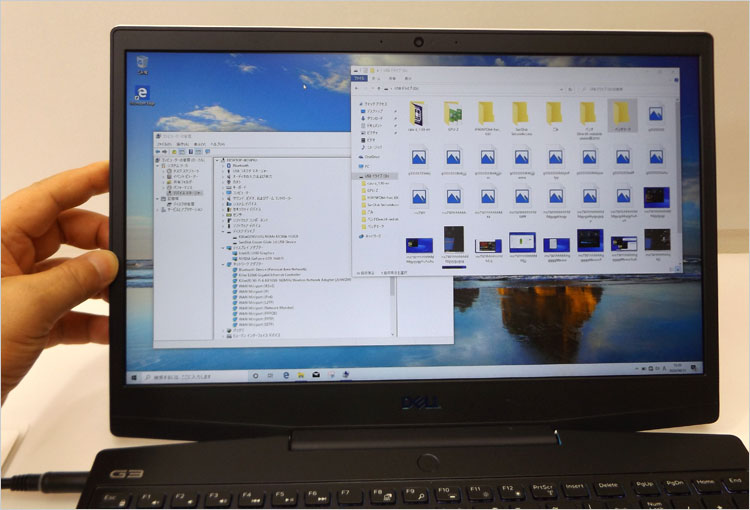 広視野角 非光沢ディスプレイ（1920 × 1080） 