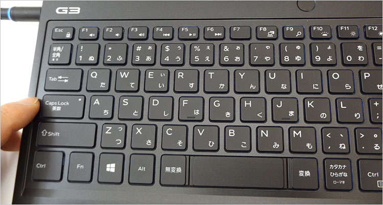 F7キーがGame Shiftキー