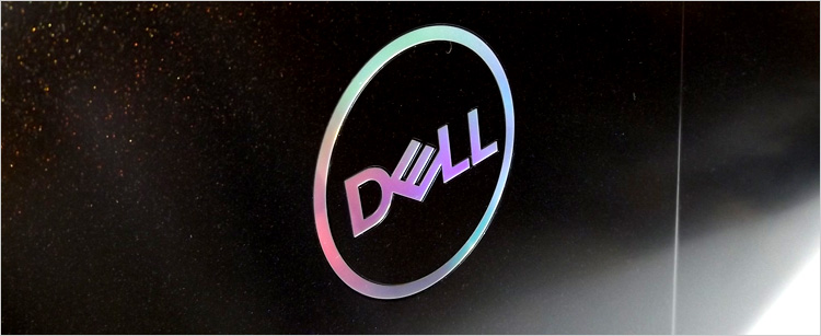 ホログラムのDELLロゴ