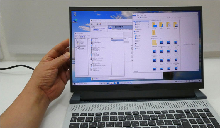 高速リフレッシュレート165 Hzに対応