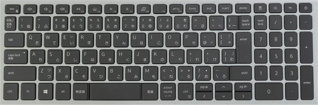 G15-5510のキーボード