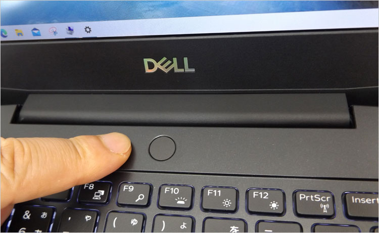 指紋認証リーダー統合型