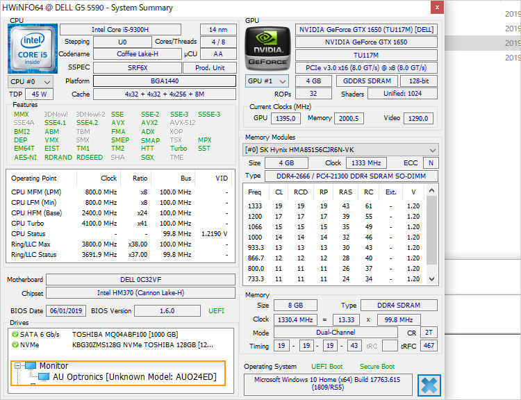 CoffeeLake （Hシリーズ）世代のままで、HM370を採用。（互換対応）