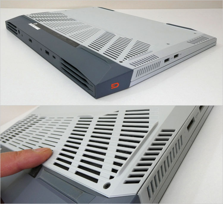 吸気口が排気熱を吸わないように