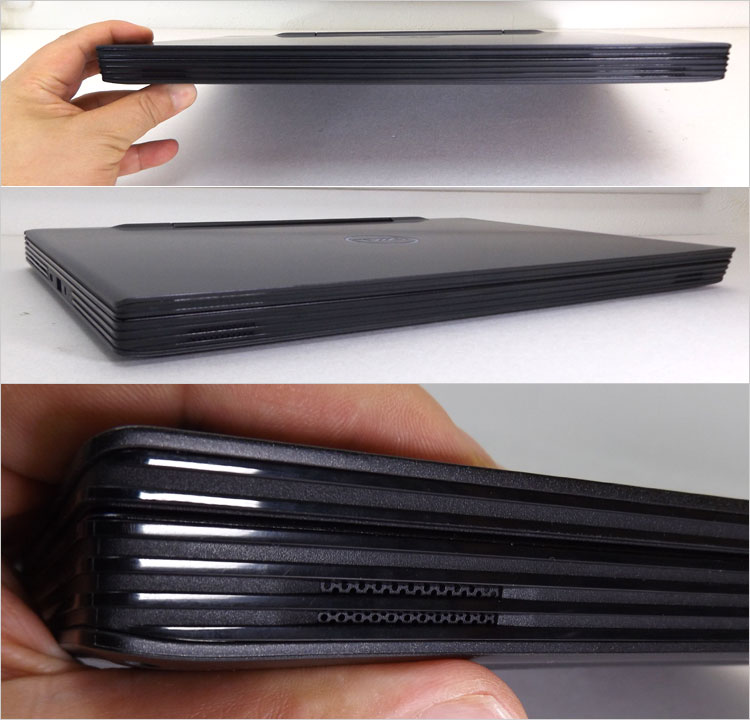 前面の左右にはスピーカ