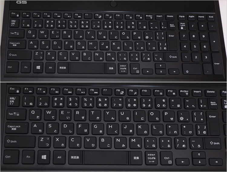 これはG7-15（7588）などで採用されているキーボード・パーツと同じもの