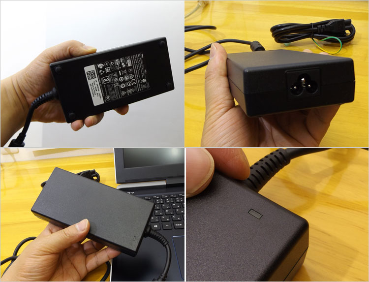 180WのACアダプタが付属