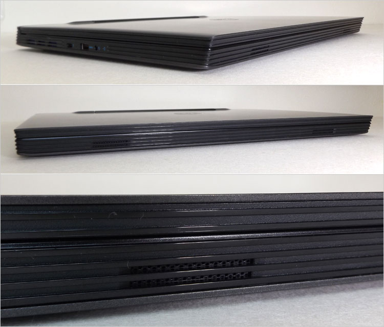 前面の左右にはスピーカ