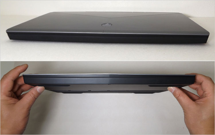 ALIENWARE M15 では左右側面