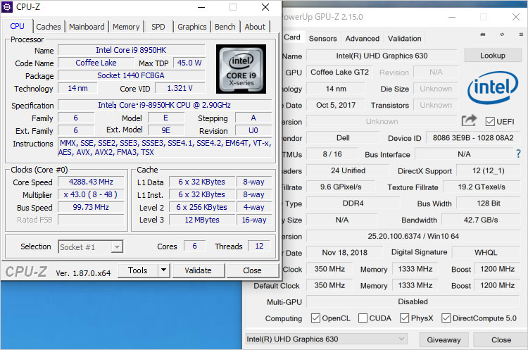 Core i7-8950HK