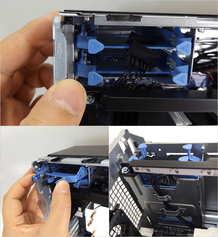 2.5インチベイが2基