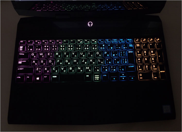 ゲーミングノートパソコンAlienware m15 キーボード韓国語