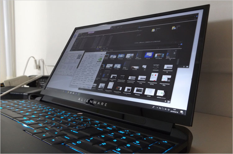 ALIENWARE AREA-51MのIPSパネル