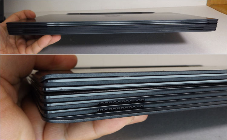 前面の左右にはスピーカを配置