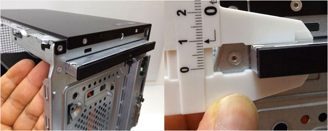 デスクトップに9.5mm厚のウルトラ・スリムドライブ