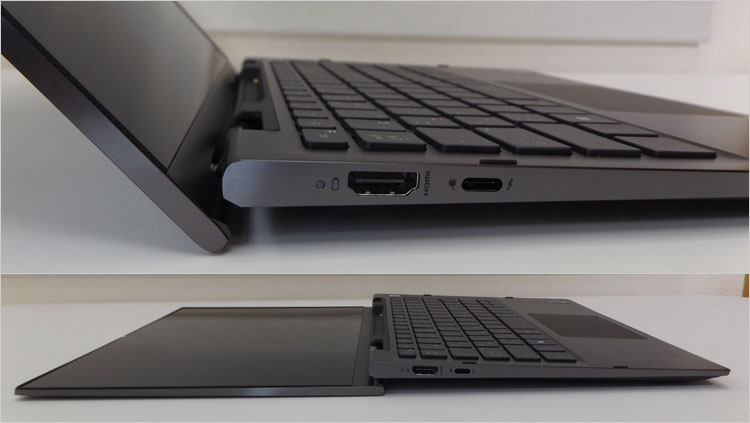 360度回転するヒンジ構造