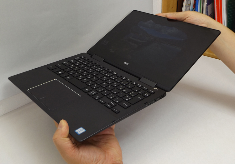 360度回転させるとタブレットPC