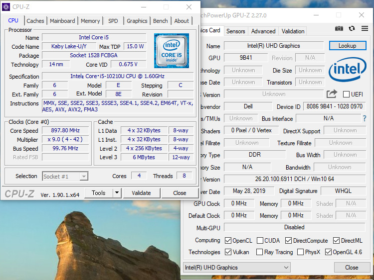 Core i5-10210Uのスペック