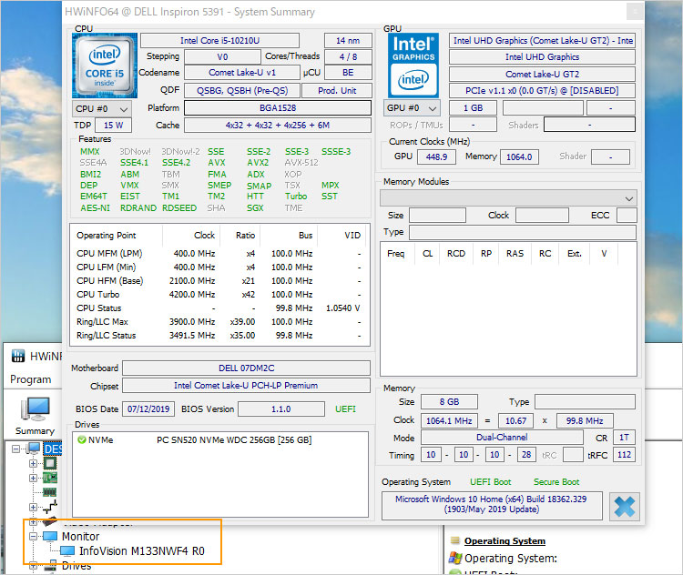プラットフォームにComet Lake（Uシリーズ）採用