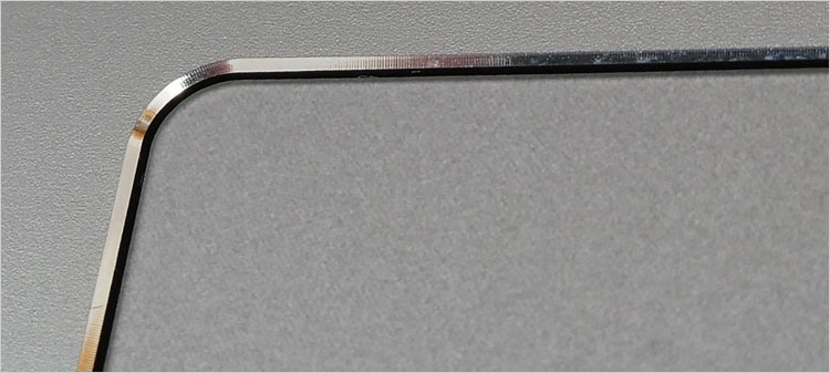 タイヤモンドカットの美しい加工