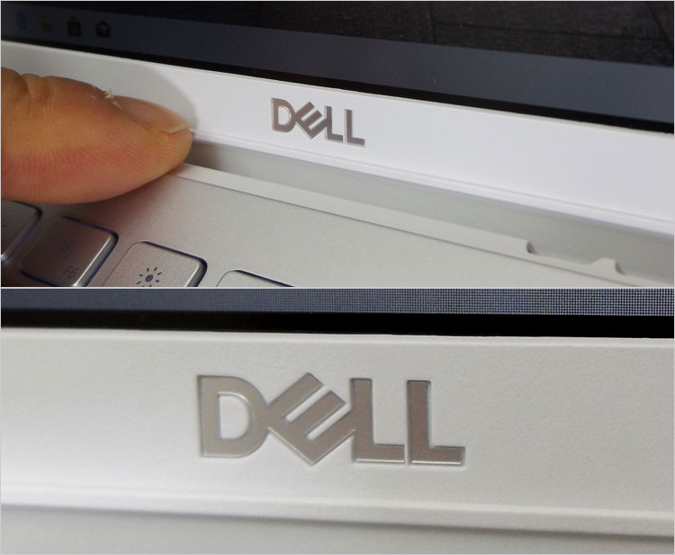 DELLロゴにシルバー